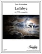 Lullabye TTB choral sheet music cover